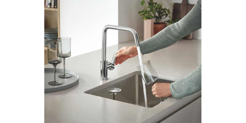Grohe K700 UM 550mm 1.0B UH Sink SS