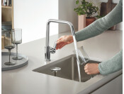 Grohe K700 UM 550mm 1.0B UH Sink SS