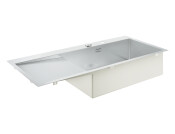 Grohe K1000 1160mm 1.0B LH Sink/Drain SS