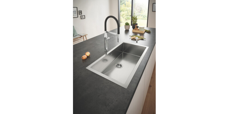 Grohe K1000 1160mm 1.0B RH Sink/Drain SS