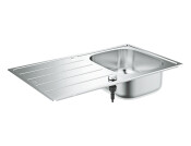 Grohe K200 860mm 1.0B UH Sink/Drain SS