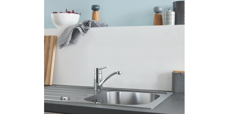 Grohe K200 860mm 1.0B UH Sink/Drain SS