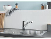 Grohe K200 860mm 1.0B UH Sink/Drain SS