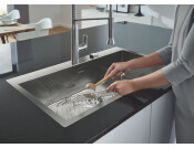 Grohe K800 846mm 1.0B UH Sink SS