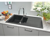 Grohe K400 31642AP0 1.5B Sink Cmpt Blk