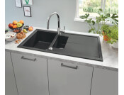 Grohe K400 31642AP0 1.5B Sink Cmpt Blk