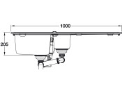 Grohe K400 31642AP0 1.5B Sink Cmpt Blk