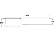 Abode AW5113 Neron 860 1.5B UH Sink SS