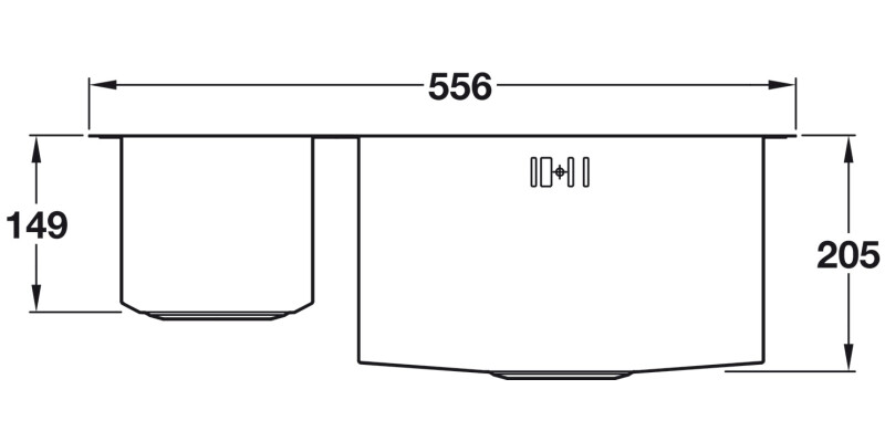 Abode AW5010-2 Matrix 1.5B LH Sink SS