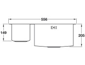 Abode AW5010-2 Matrix 1.5B LH Sink SS