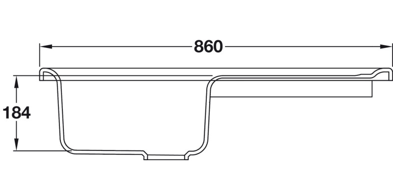 Abode AW1042 Milford 1.0B UH Sink Cer
