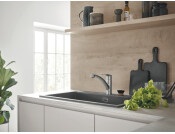 Grohe Via 30465DC0 Sg Lvr Low Tap BSS