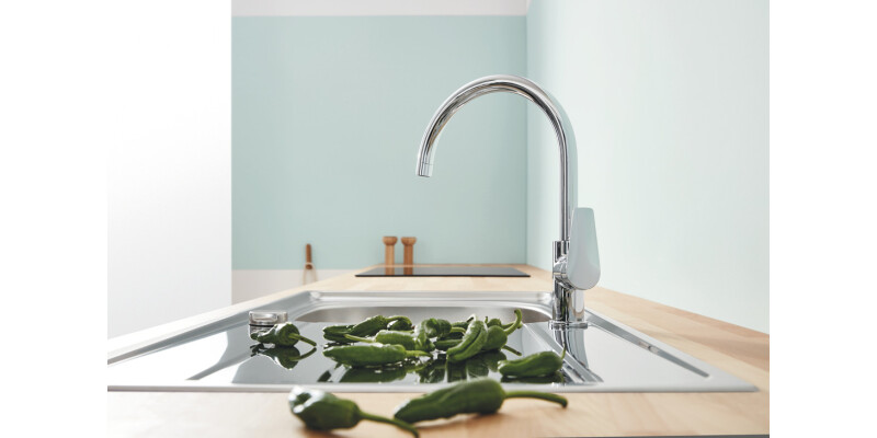 Grohe BauEdg 31233001 Sgl Lvr C-Tap PC