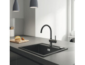 Grohe Vento 32917KS0 Sgl Lvr C-Tap Blk