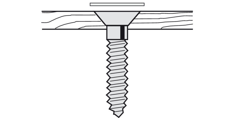 Cover Caps D14mm SA WoodV Walnut x52pc