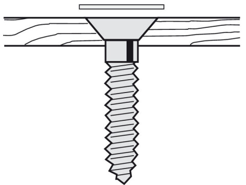 Cover Caps D14mm SA WoodV Walnut x52pc