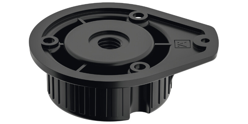 AXILO 48 Plinth Leg Top Sec Rnd w Lug SF