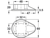 Plinth Top Section SF M10 Pl Blk