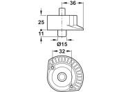 Plinth Top Section DF 15mm Pl Blk
