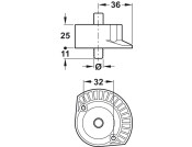 Plinth Top Section DF 15mm Pl Blk