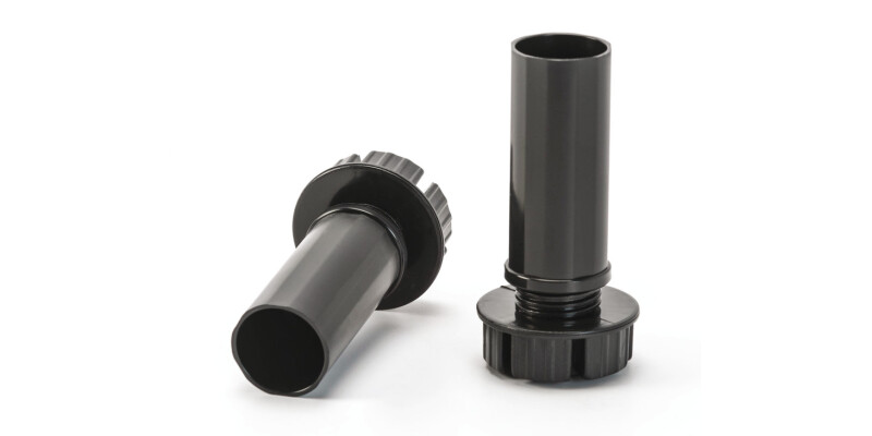 Plinth Foot+Shaft 100mm Pl Blk