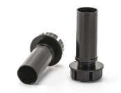Plinth Foot+Shaft 100mm Pl Blk
