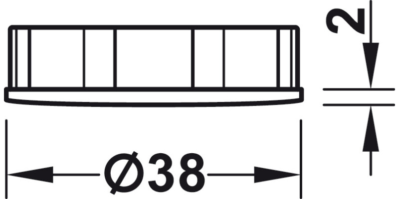AXILO 78 ABS Height Adj Insert Pl Grey
