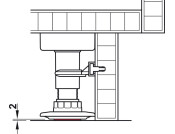 AXILO 78 ABS Height Adj Insert Pl Grey
