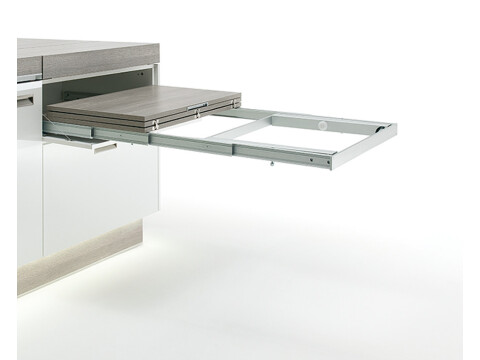 Pull Out Table and Folding Fitting, with Folding Table Leg, PARTY