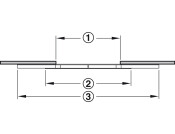 Ext BB Table Run Sgl 60kg 1200mm St Glv