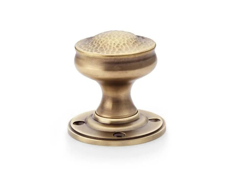 Alexander and Wilks Hammered Mortice Door Knob - Pair