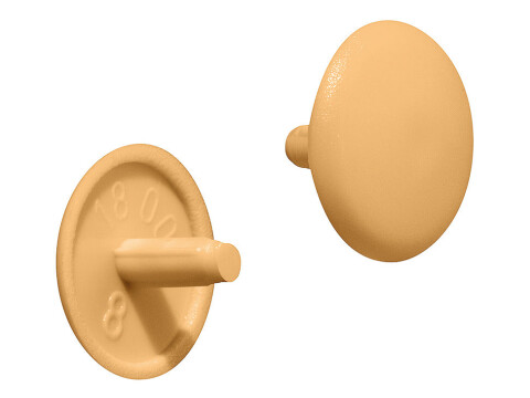 Cover Caps D12/2.5mm PF Pl Pine Coloured