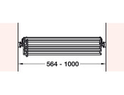 Vibo Shoe Rack PO Wd Adj 564x1000mm