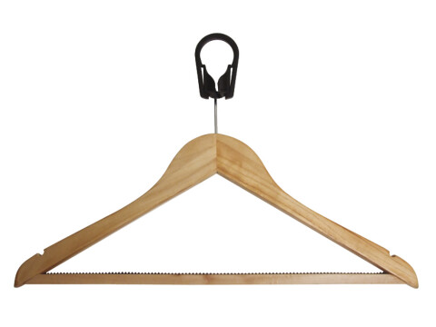 Coat Hanger Hardwood Anti Theft 445mm