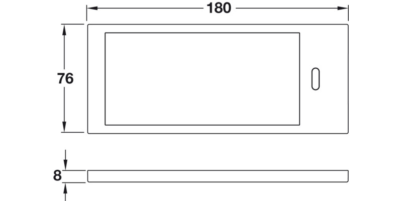 LooxC LED K-Pad DL SM 24V/5W 3000K SS