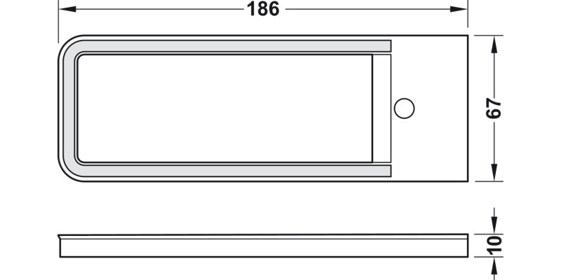 LooxC LED Lineo Lgt SM 24V/5W 3000K SS