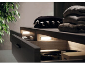 LooxC LED Hiddi Lgt 24V/3W 3900K Blk/Wht