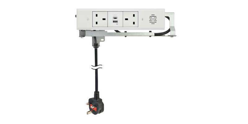 Docking Drawer 1xUSB-C/A Wht