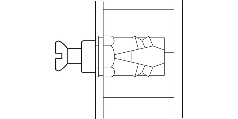 Spread PF Sleeve M6 D8.0x12mm Brass Brt