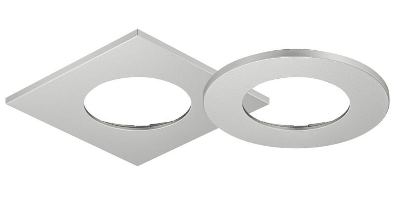 Loox Bezel RM 65x65mm Metal Slv