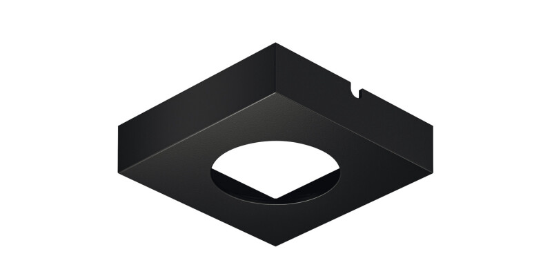 Loox Bezel SM 65x65mm Metal Blk