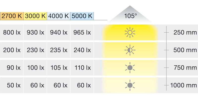 Loox5 LED2094 DL D65mm 12V/2.5W 2700K B
