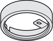 Loox5 LED2094/3094 Bezel SM D65mm AluBlk