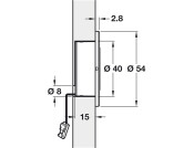 Loox5 LED2028 Sens Lgt 12V/0.34W 2700K M