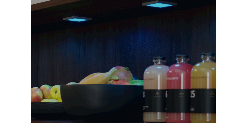 Loox5 LED2081 DL D65mm 12V/0.7W RGB Slv