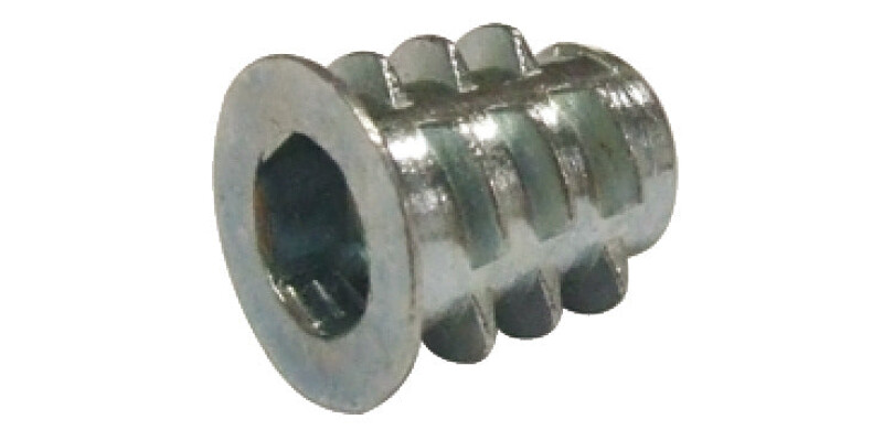 Screw-In Sleeve M6 D7.5x13mm SW6 ZA Galv