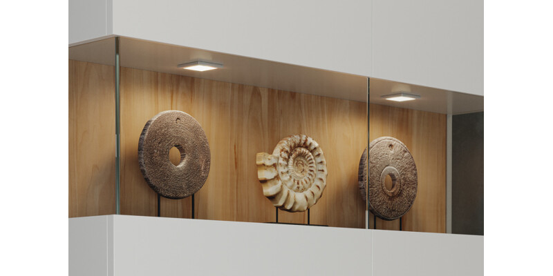 Loox5 LED2051 65x65mm 12V/2.5W 2700K Slv