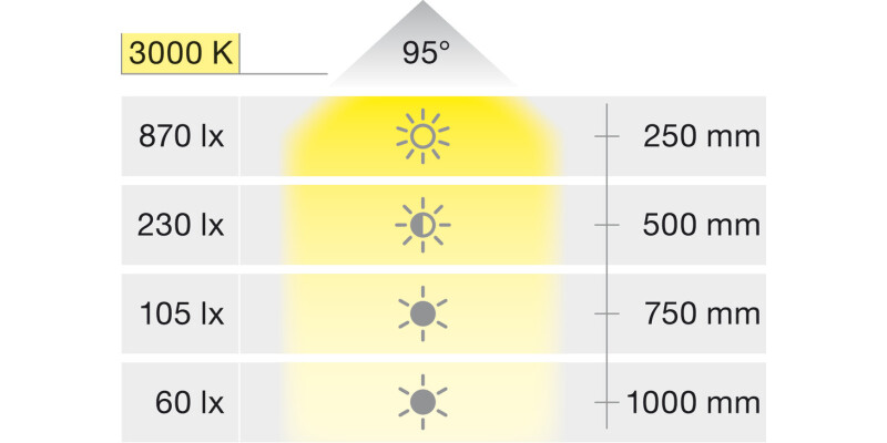 Loox5 LED3034 455mm 24V/19W 3000K Chr