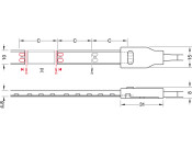 Loox5 LED3046 8mm 5M 24V/9.6W 5000K W