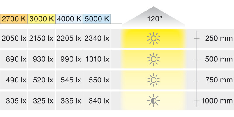 Loox5 LED3050 8mm 5M 24V/9.6W 5000K W